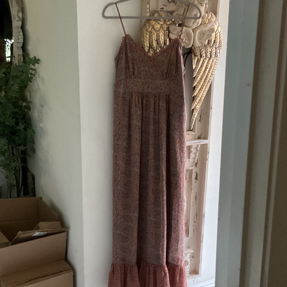 Kensie Women's Maxi Dress in Red and Pink